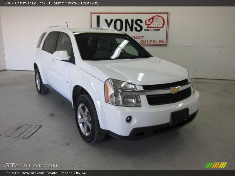 Summit White / Light Gray 2007 Chevrolet Equinox LT