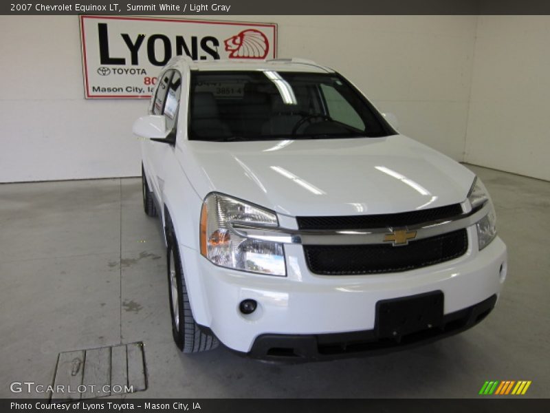 Summit White / Light Gray 2007 Chevrolet Equinox LT