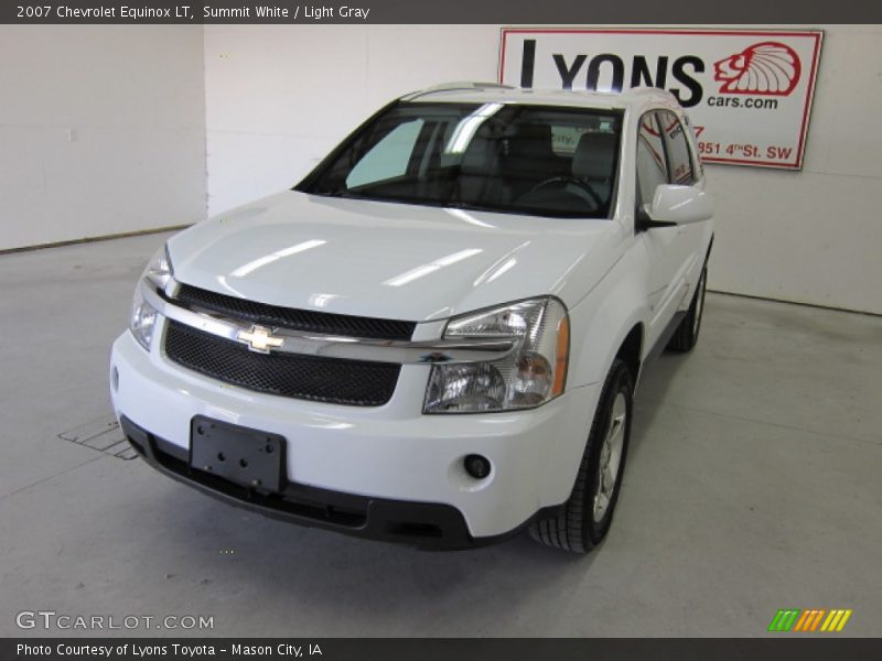 Summit White / Light Gray 2007 Chevrolet Equinox LT