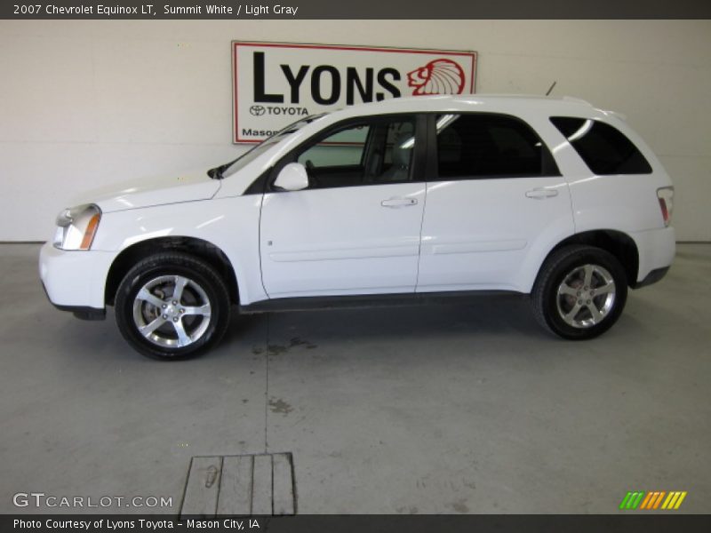 Summit White / Light Gray 2007 Chevrolet Equinox LT