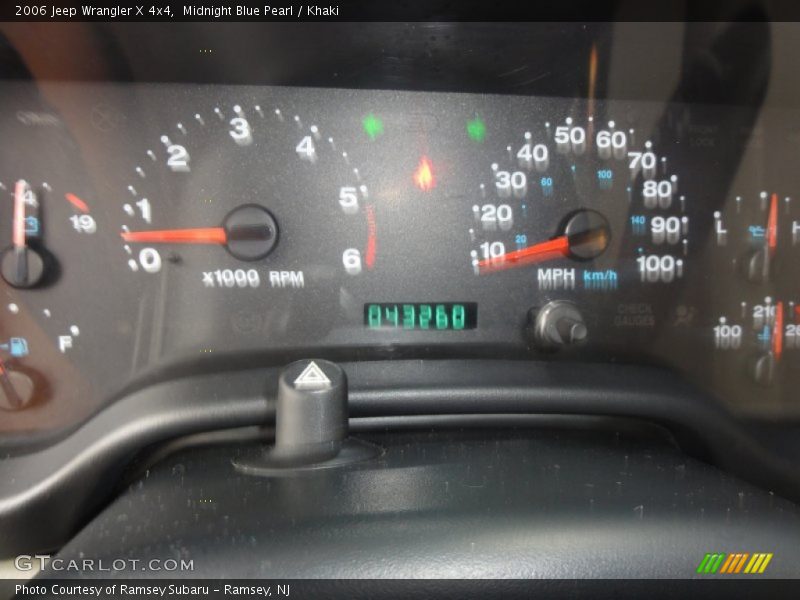 Midnight Blue Pearl / Khaki 2006 Jeep Wrangler X 4x4