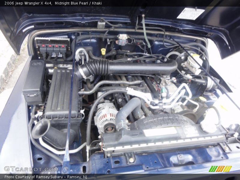 Midnight Blue Pearl / Khaki 2006 Jeep Wrangler X 4x4