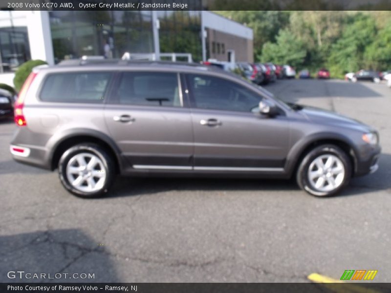 Oyster Grey Metallic / Sandstone Beige 2008 Volvo XC70 AWD