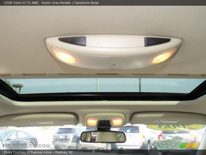 Oyster Grey Metallic / Sandstone Beige 2008 Volvo XC70 AWD
