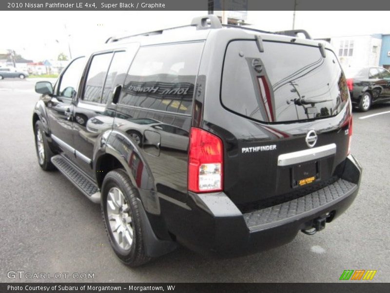 Super Black / Graphite 2010 Nissan Pathfinder LE 4x4