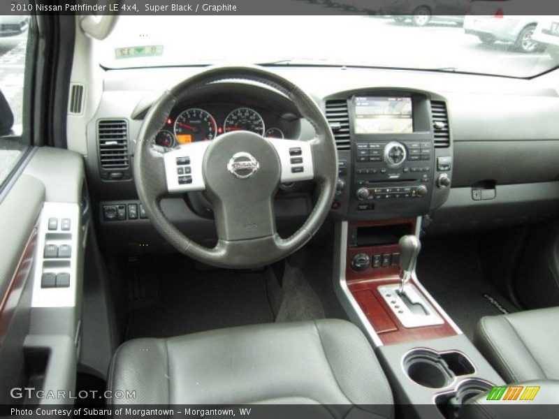 Dashboard of 2010 Pathfinder LE 4x4