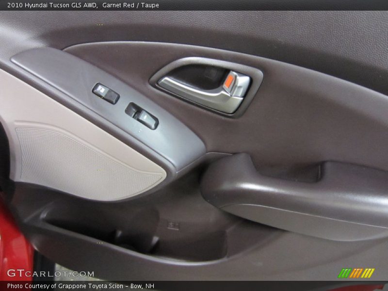 Garnet Red / Taupe 2010 Hyundai Tucson GLS AWD