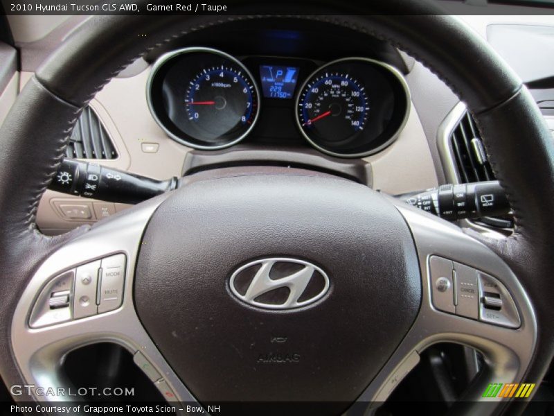 Controls of 2010 Tucson GLS AWD