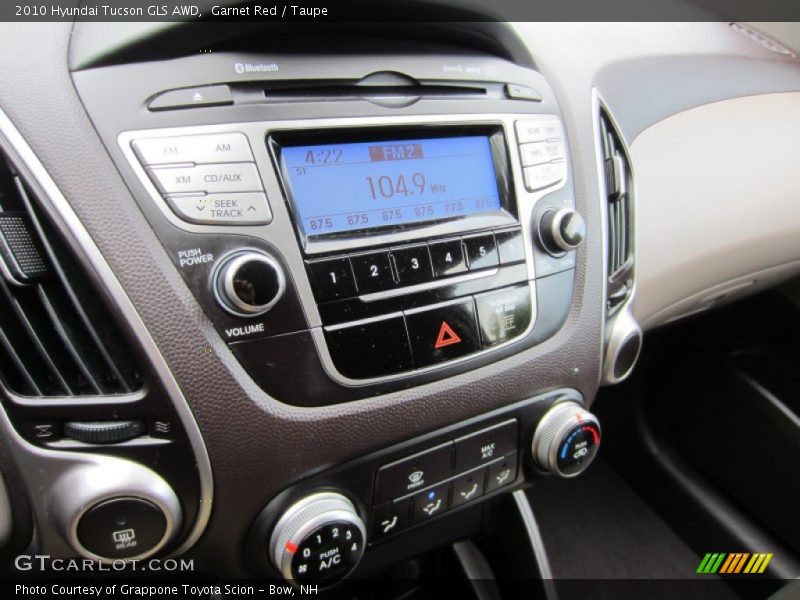 Audio System of 2010 Tucson GLS AWD