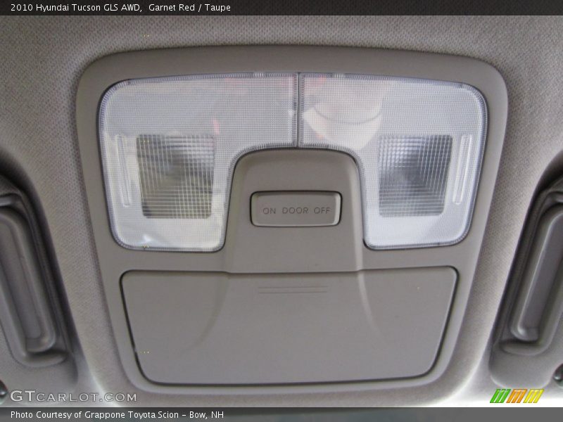 Garnet Red / Taupe 2010 Hyundai Tucson GLS AWD