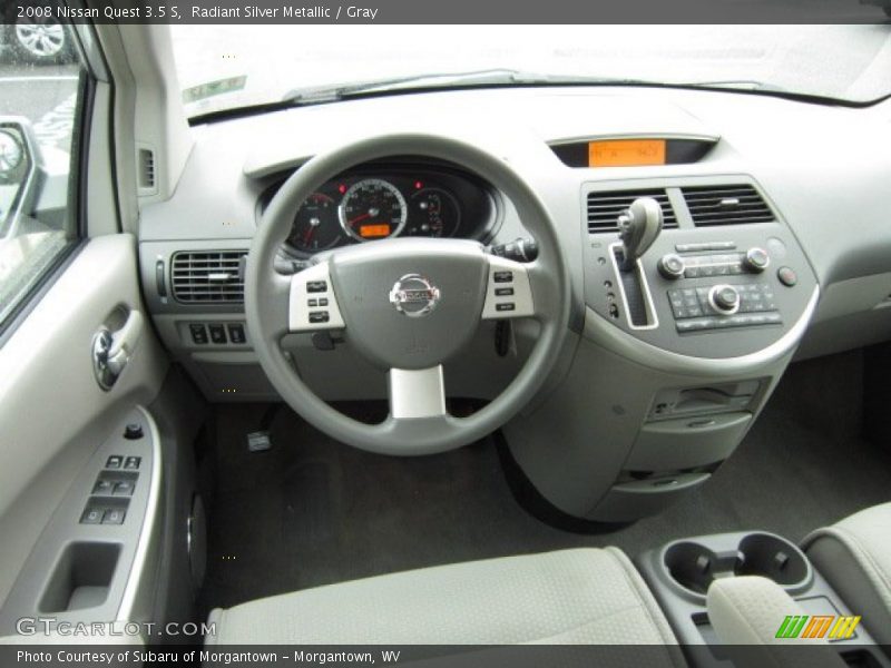 Radiant Silver Metallic / Gray 2008 Nissan Quest 3.5 S