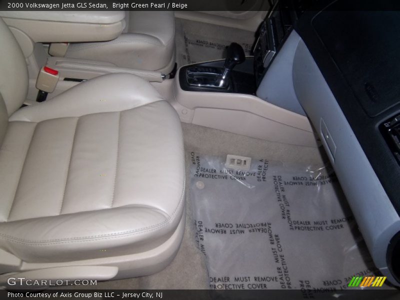 Bright Green Pearl / Beige 2000 Volkswagen Jetta GLS Sedan