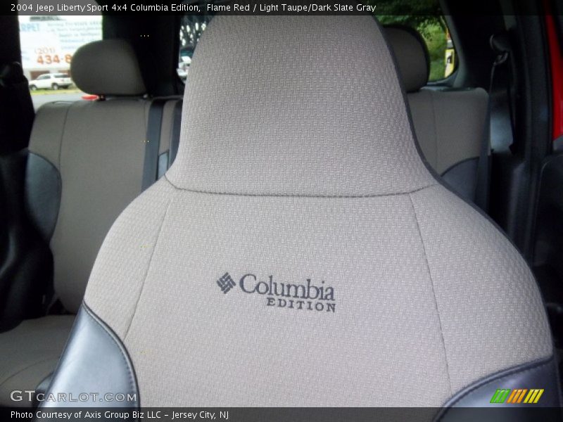 Flame Red / Light Taupe/Dark Slate Gray 2004 Jeep Liberty Sport 4x4 Columbia Edition