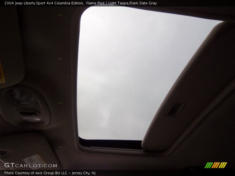 Flame Red / Light Taupe/Dark Slate Gray 2004 Jeep Liberty Sport 4x4 Columbia Edition