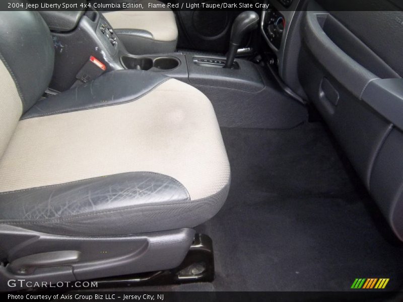 Flame Red / Light Taupe/Dark Slate Gray 2004 Jeep Liberty Sport 4x4 Columbia Edition