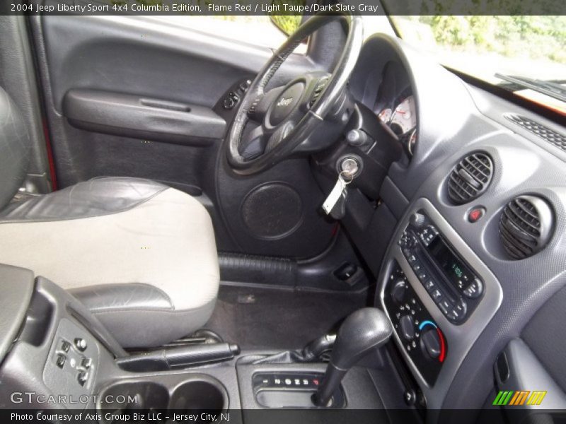 Flame Red / Light Taupe/Dark Slate Gray 2004 Jeep Liberty Sport 4x4 Columbia Edition