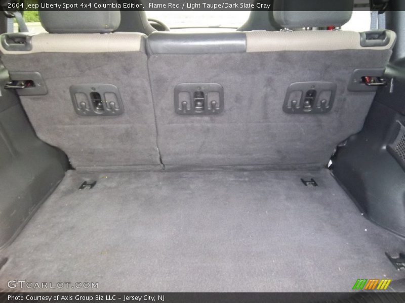 Flame Red / Light Taupe/Dark Slate Gray 2004 Jeep Liberty Sport 4x4 Columbia Edition