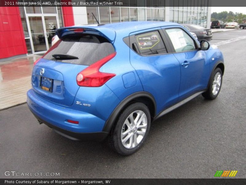 Electric Blue / Black/Red w/Silver Trim 2011 Nissan Juke SL AWD