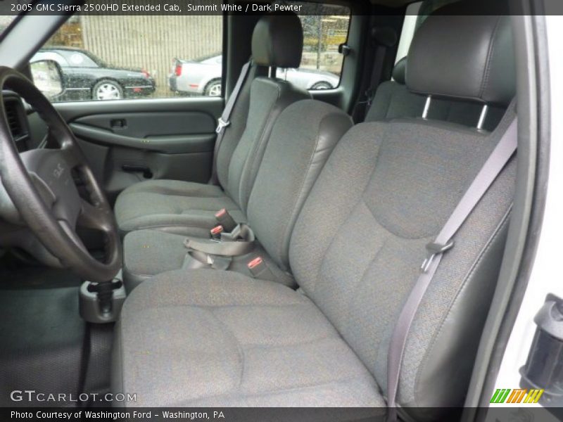 Summit White / Dark Pewter 2005 GMC Sierra 2500HD Extended Cab