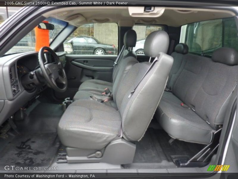 Summit White / Dark Pewter 2005 GMC Sierra 2500HD Extended Cab