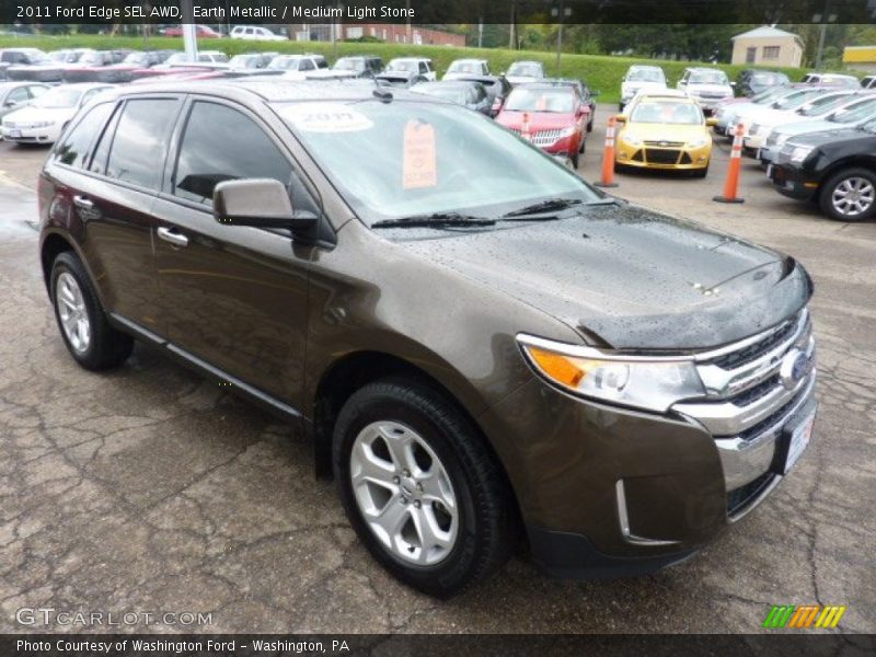 Earth Metallic / Medium Light Stone 2011 Ford Edge SEL AWD