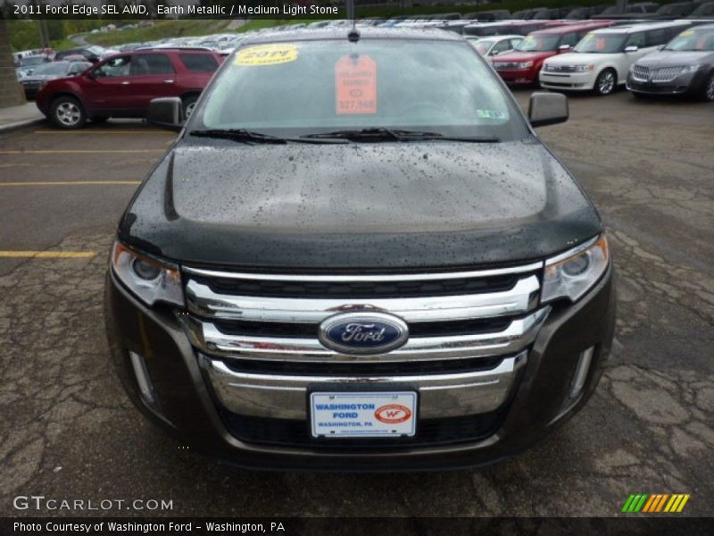 Earth Metallic / Medium Light Stone 2011 Ford Edge SEL AWD