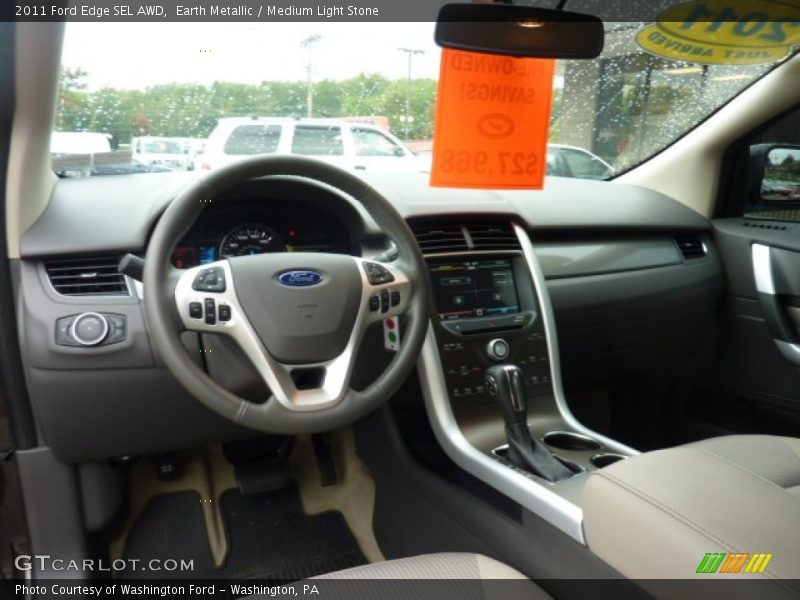 Earth Metallic / Medium Light Stone 2011 Ford Edge SEL AWD