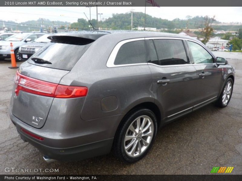 Sterling Grey Metallic / Charcoal Black 2010 Lincoln MKT AWD EcoBoost