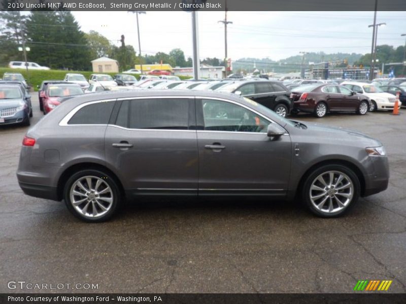 Sterling Grey Metallic / Charcoal Black 2010 Lincoln MKT AWD EcoBoost