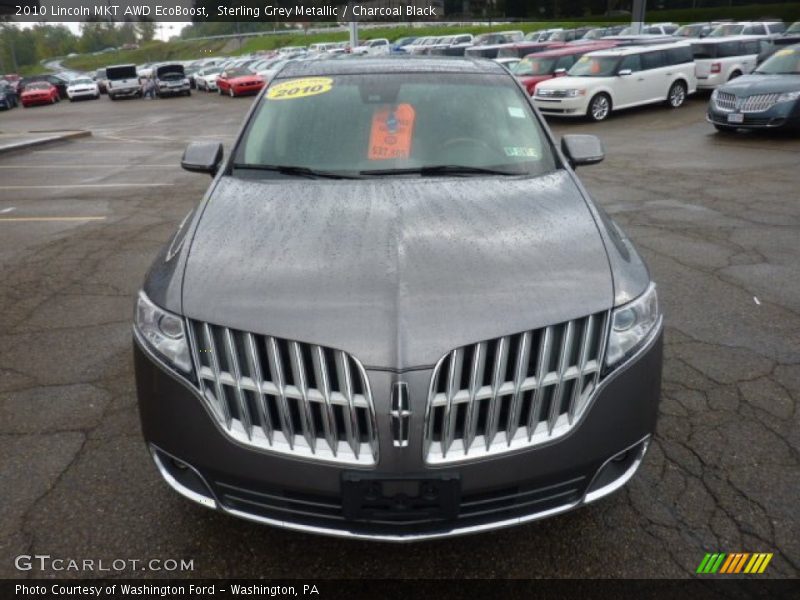 Sterling Grey Metallic / Charcoal Black 2010 Lincoln MKT AWD EcoBoost