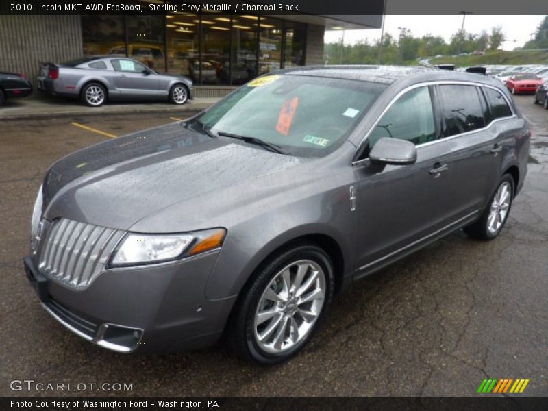 Sterling Grey Metallic / Charcoal Black 2010 Lincoln MKT AWD EcoBoost