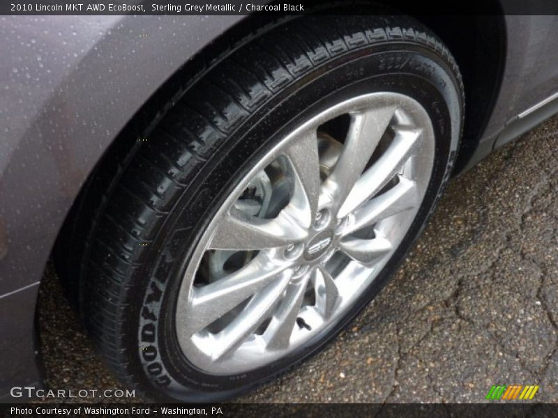 Sterling Grey Metallic / Charcoal Black 2010 Lincoln MKT AWD EcoBoost