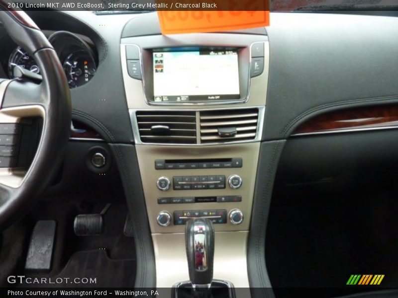 Sterling Grey Metallic / Charcoal Black 2010 Lincoln MKT AWD EcoBoost