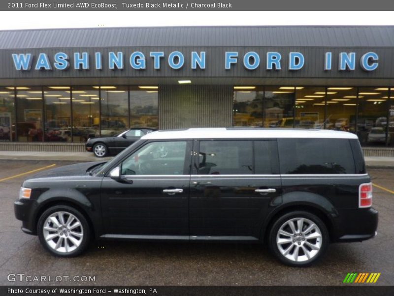 Tuxedo Black Metallic / Charcoal Black 2011 Ford Flex Limited AWD EcoBoost