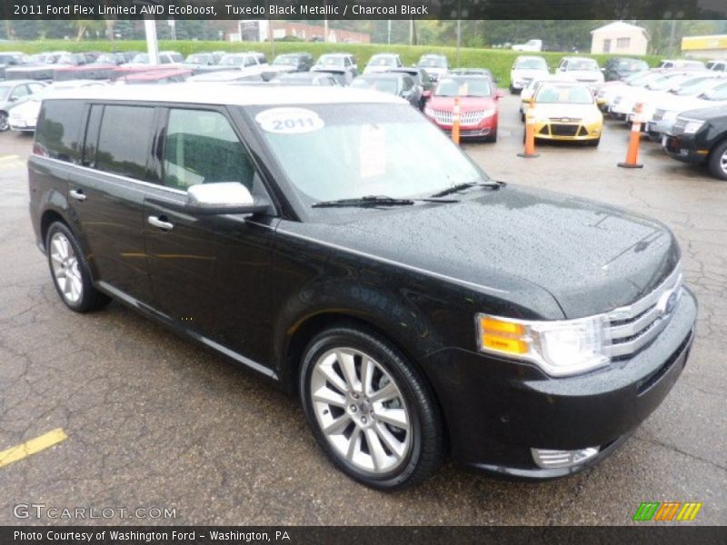 Tuxedo Black Metallic / Charcoal Black 2011 Ford Flex Limited AWD EcoBoost