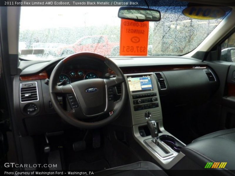 Tuxedo Black Metallic / Charcoal Black 2011 Ford Flex Limited AWD EcoBoost