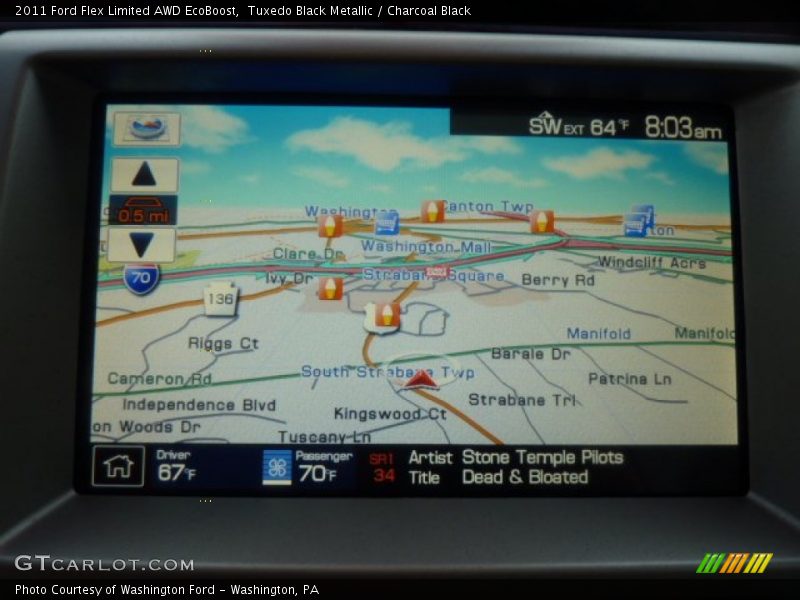 Tuxedo Black Metallic / Charcoal Black 2011 Ford Flex Limited AWD EcoBoost
