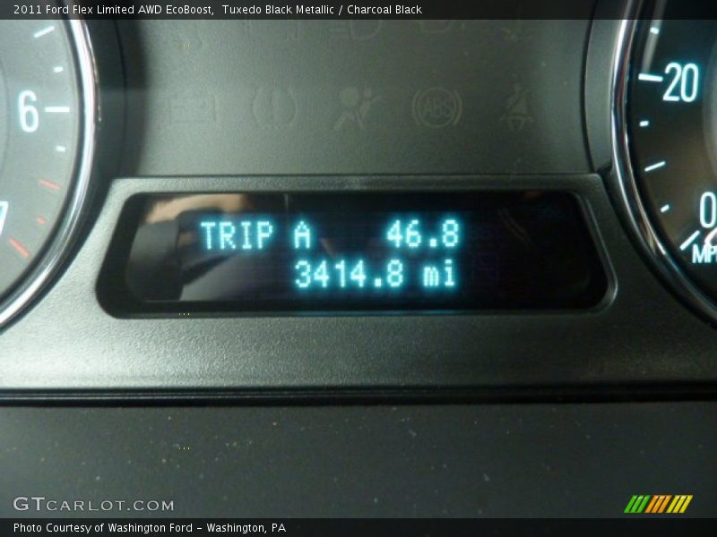Tuxedo Black Metallic / Charcoal Black 2011 Ford Flex Limited AWD EcoBoost