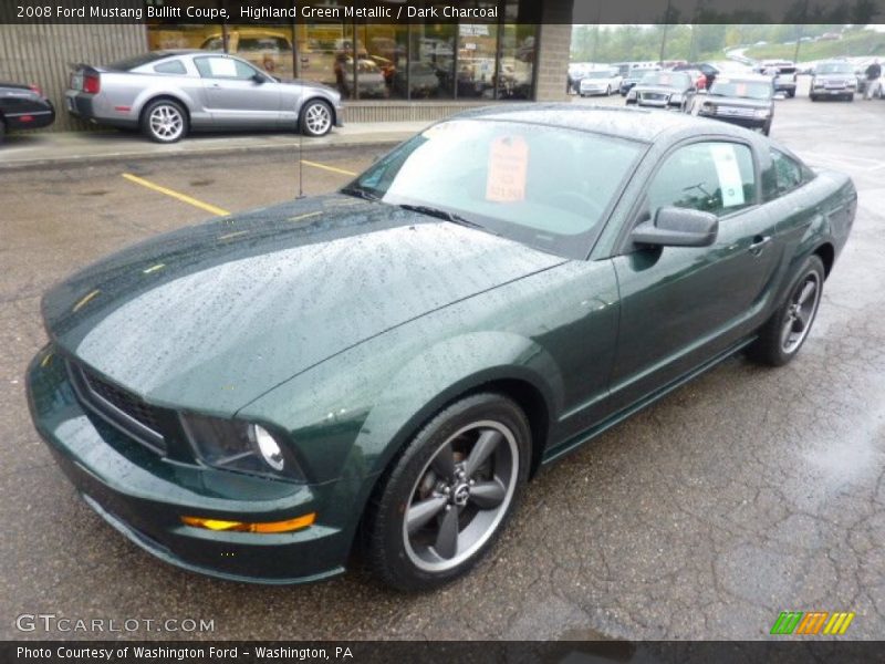Front 3/4 View of 2008 Mustang Bullitt Coupe