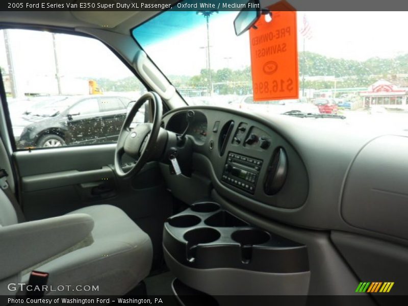 Oxford White / Medium Flint 2005 Ford E Series Van E350 Super Duty XL Passenger