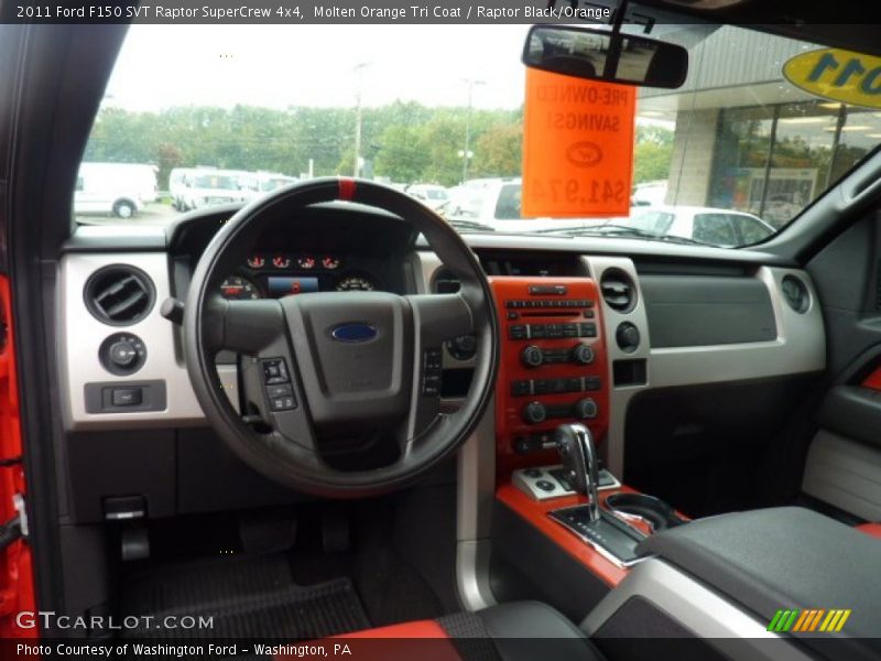 Dashboard of 2011 F150 SVT Raptor SuperCrew 4x4