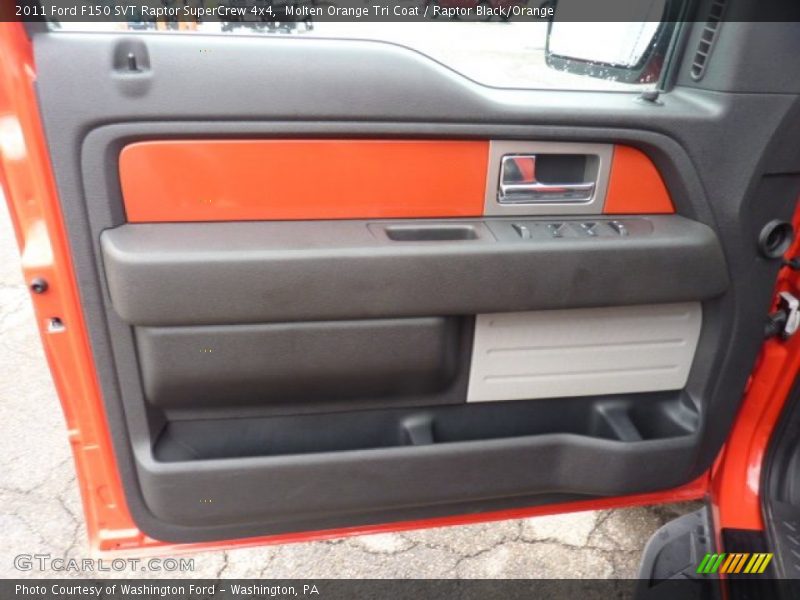 Door Panel of 2011 F150 SVT Raptor SuperCrew 4x4