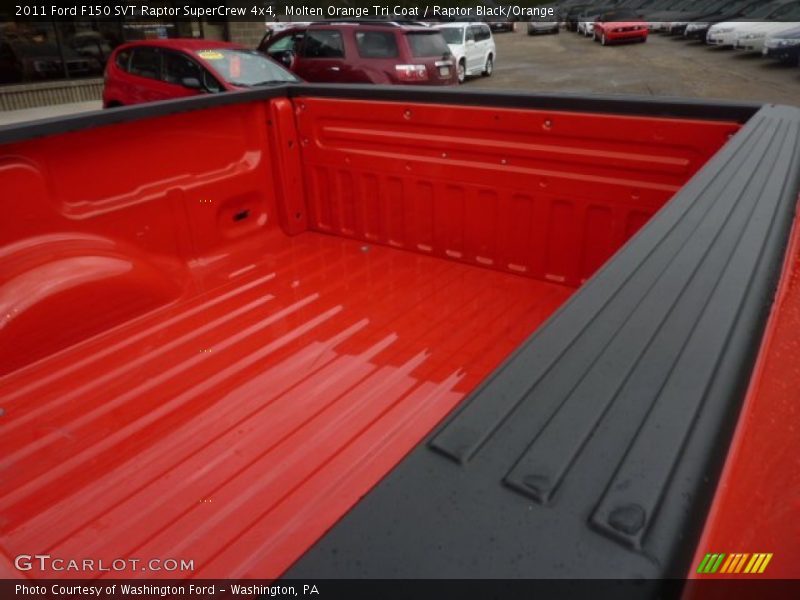 Molten Orange Tri Coat / Raptor Black/Orange 2011 Ford F150 SVT Raptor SuperCrew 4x4