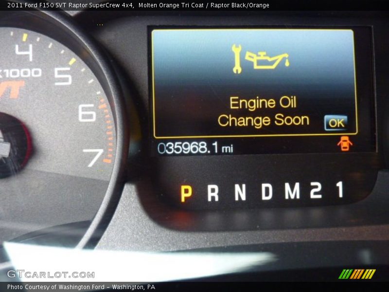 Molten Orange Tri Coat / Raptor Black/Orange 2011 Ford F150 SVT Raptor SuperCrew 4x4