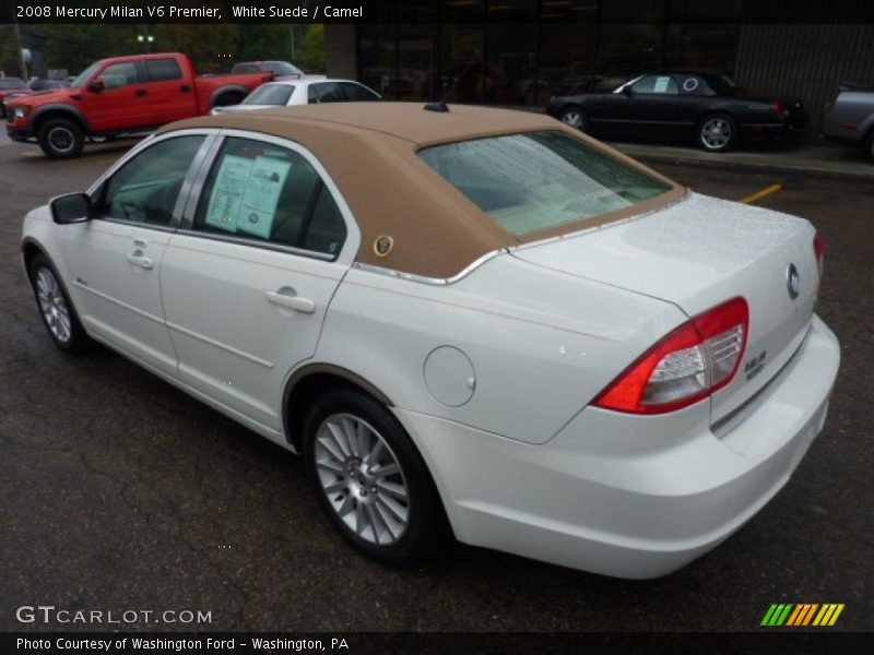 White Suede / Camel 2008 Mercury Milan V6 Premier