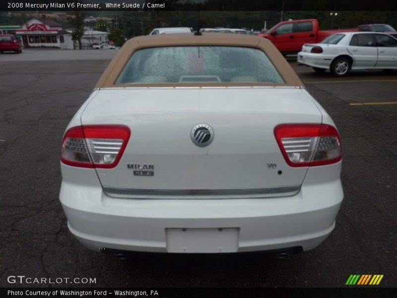 White Suede / Camel 2008 Mercury Milan V6 Premier