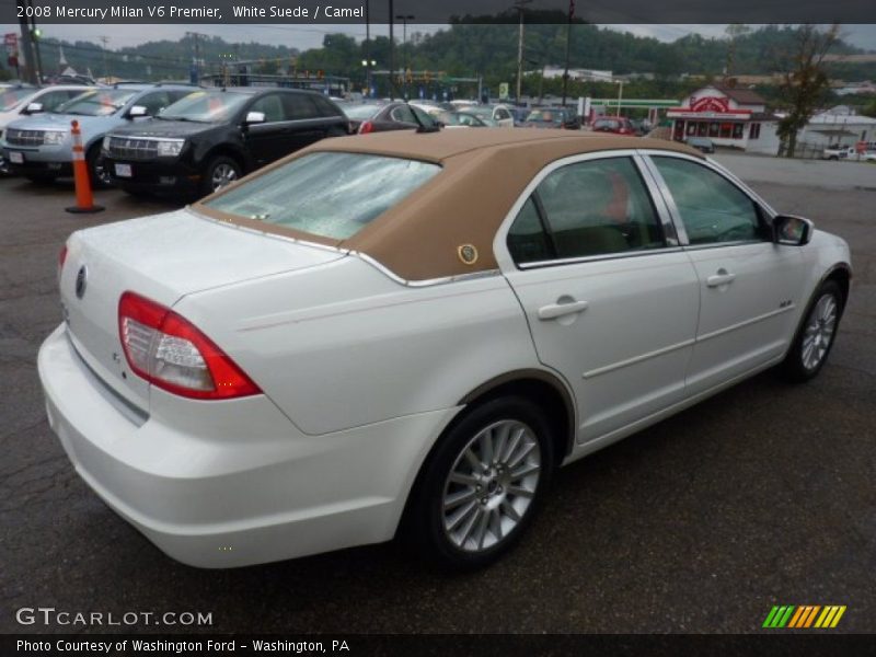 White Suede / Camel 2008 Mercury Milan V6 Premier