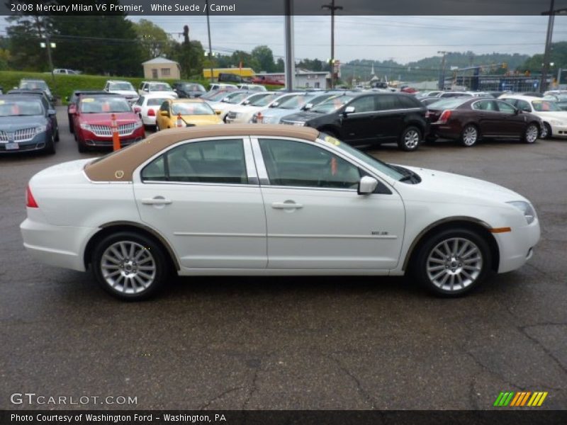 White Suede / Camel 2008 Mercury Milan V6 Premier