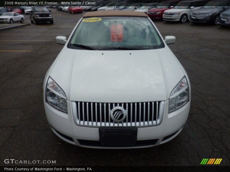 White Suede / Camel 2008 Mercury Milan V6 Premier