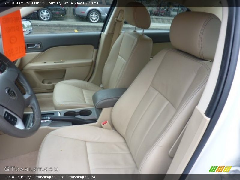 White Suede / Camel 2008 Mercury Milan V6 Premier